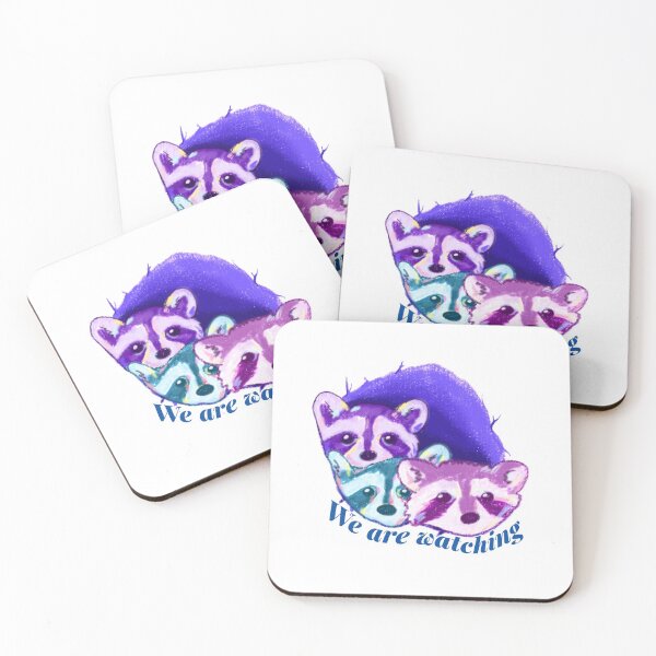 Item preview, The Raccoons are watching designed and sold by Mayarart.