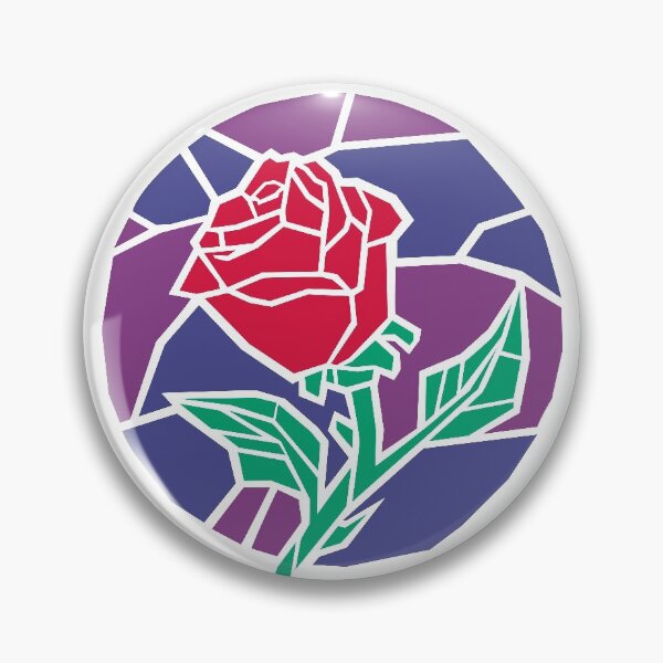 Item preview, Stained Glass Rose Purple designed and sold by EmmaQuills.