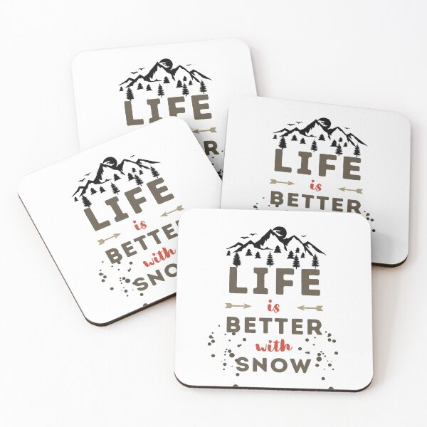 Item preview, life is better with snow designed and sold by CareChoice.