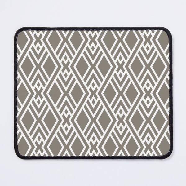Item preview, Brown and White Tessellation Line Pattern 39 - 2022 Popular Colour Fireplace Mantel 0569 designed and sold by ColorOfTheYears.