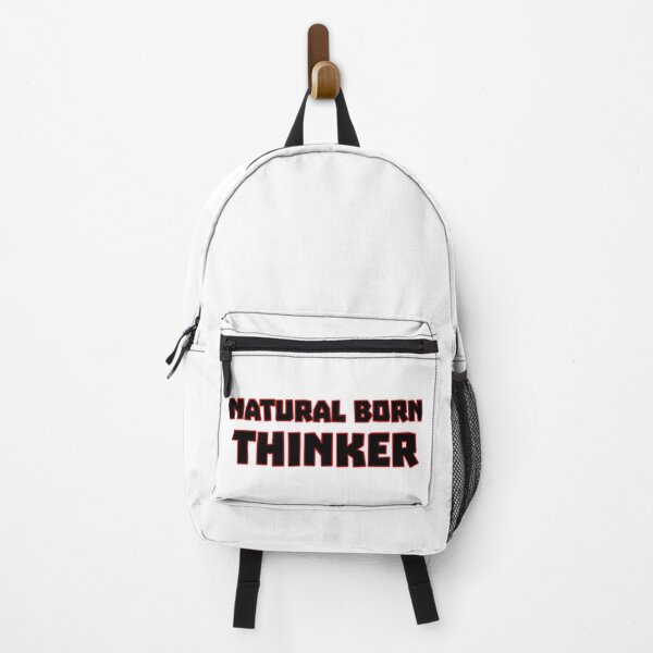 Item preview, Natural Born Thinker in black and red designed and sold by Topmel.