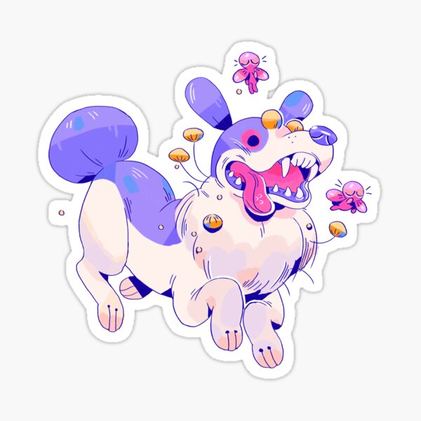 Fluffy Fairy Dog Sticker