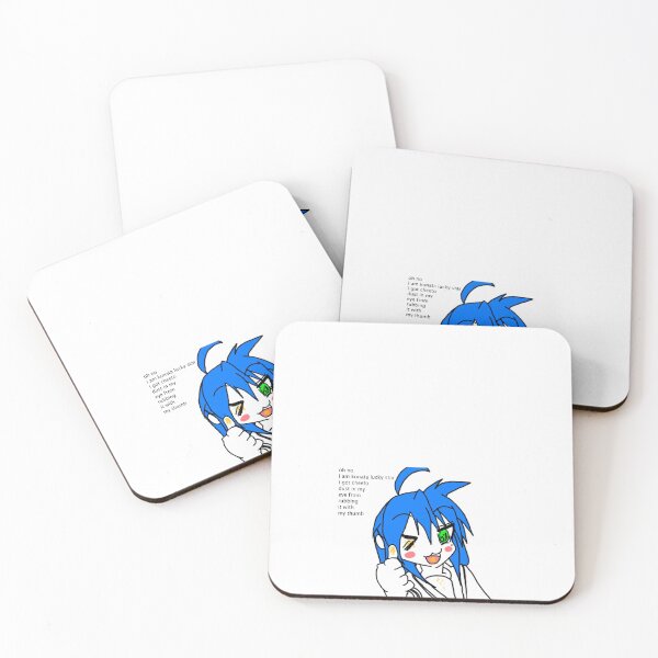 Item preview, konata izumi from lucky star (cheeto dust version) designed and sold by julspacecadet.