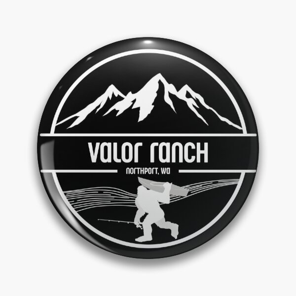 Artikelvorschau, Valor Ranch Logo Weiß entworfen und verkauft von kambriatrout.