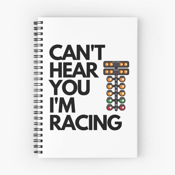 Item preview, Cant Hear You Im Racing Funny Drag Racing Tree Christmas Tree Racetrack designed and sold by CarantinedChaos.