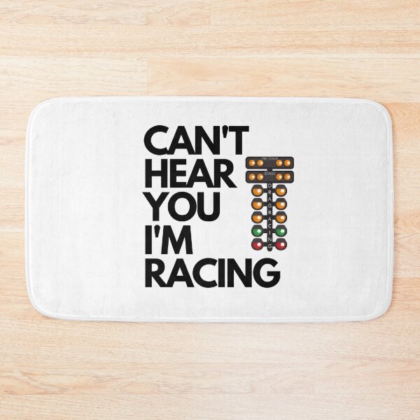 Item preview, Cant Hear You Im Racing Funny Drag Racing Tree Christmas Tree Racetrack designed and sold by CarantinedChaos.