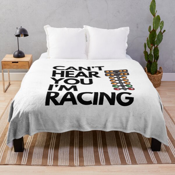 Item preview, Cant Hear You Im Racing Funny Drag Racing Tree Christmas Tree Racetrack designed and sold by CarantinedChaos.