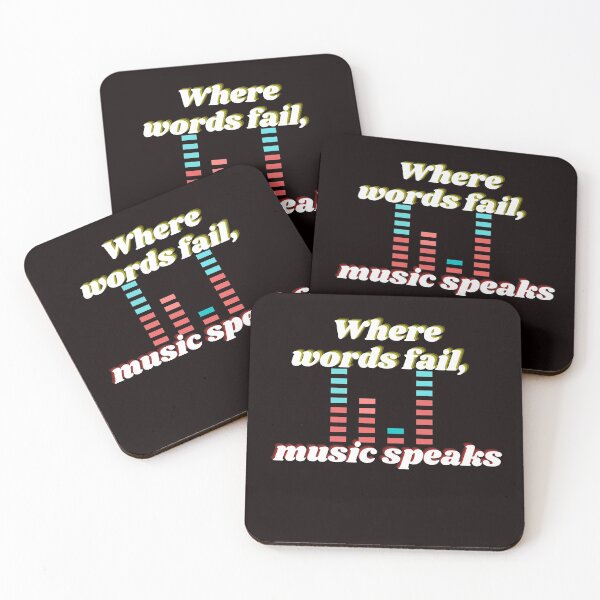 Item preview, Where words fail, music speaks designed and sold by KkCreationas.