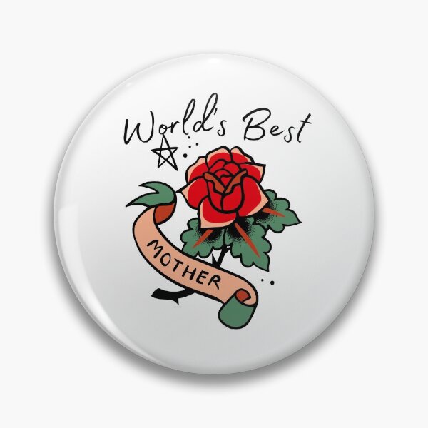 Item preview, World's Best Mother- Cool tattoo rose designed and sold by Anxatzi.