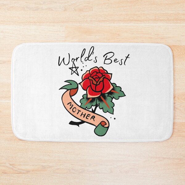 Item preview, World's Best Mother- Cool tattoo rose designed and sold by Anxatzi.