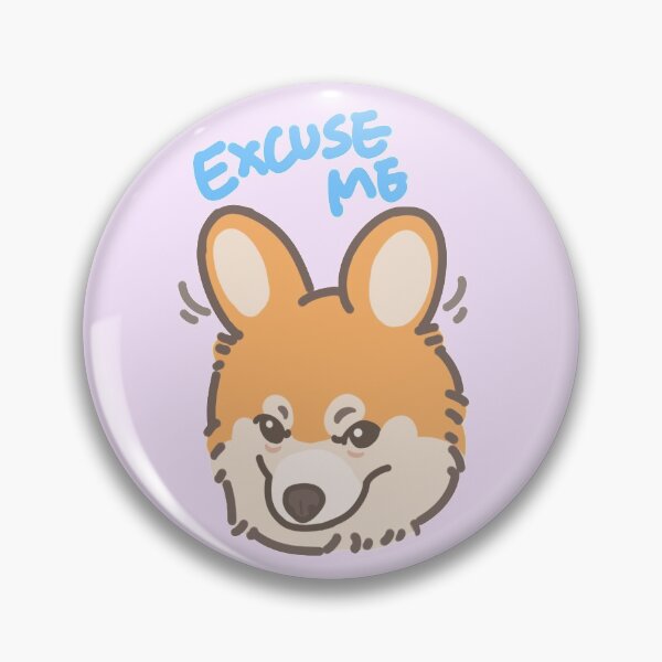 Item preview, FUFU Dog Emoji - Excuse Me designed and sold by kurawiling.