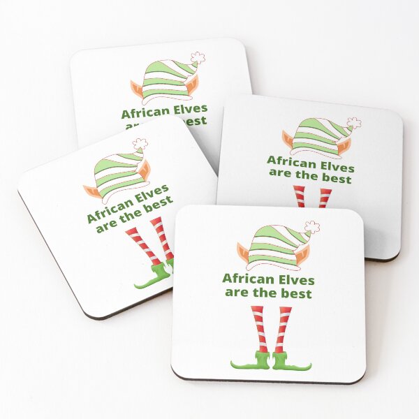 Item preview, African Elves are the best, funny African Gnomes, naughty or nice designed and sold by 3TFashion.