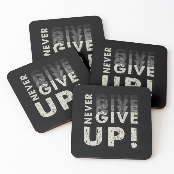 Item preview, Never Give UP designed and sold by PG Shop Art.