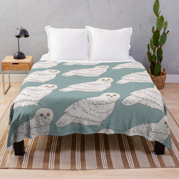 Item preview, Snowy Owl bird species wildlife art designed and sold by TheWaterBirds.