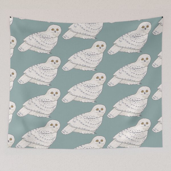 Item preview, Snowy Owl bird species wildlife art designed and sold by TheWaterBirds.
