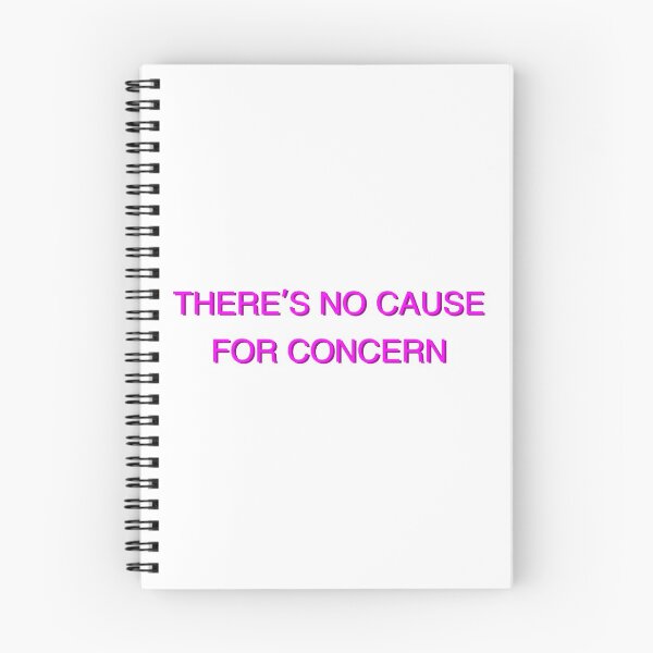 Item preview, all caps lovejoy quote/lyric „there’s no cause for concern” designed and sold by despair-.