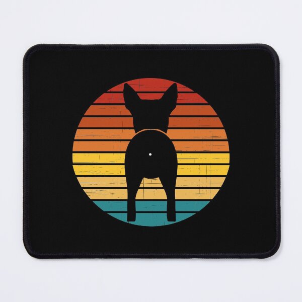 Item preview, Retro Sunset American Dingo Dog Butt designed and sold by PeachesMommy.