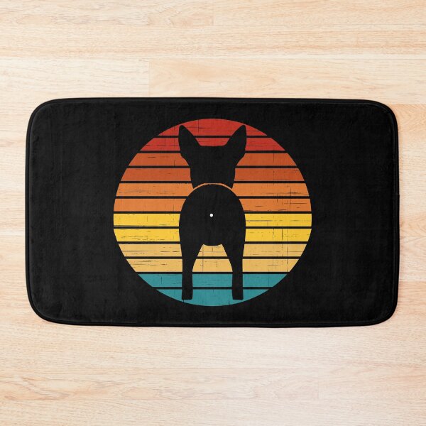 Item preview, Retro Sunset American Dingo Dog Butt designed and sold by PeachesMommy.