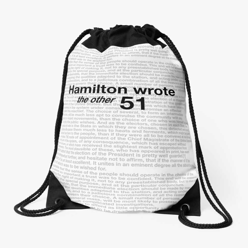 ""Hamilton Wrote the Other 51" LinManuel Miranda Hamilton Musical