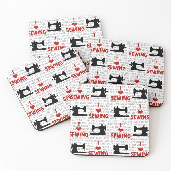 Item preview, I Love Sewing Passive Aggressive Love Hate Relationship designed and sold by KrisInStitches.