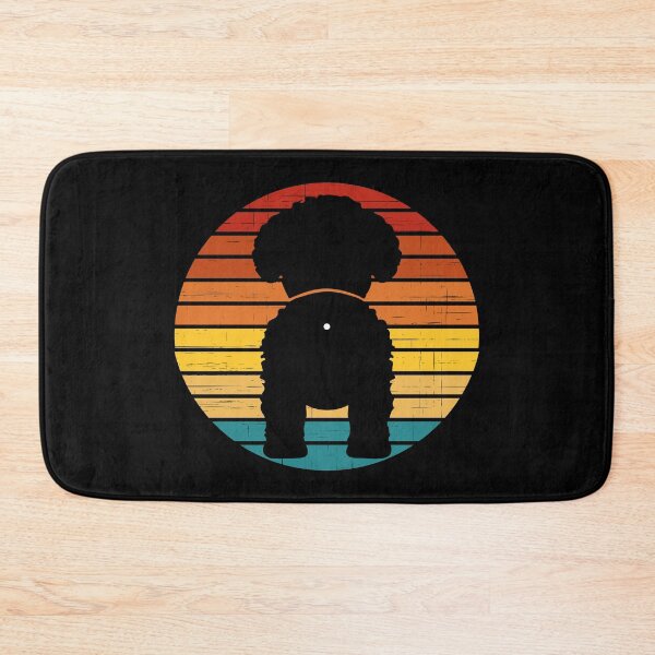 Item preview, Retro Sunset Bichon Frise Dog Butt designed and sold by PeachesMommy.
