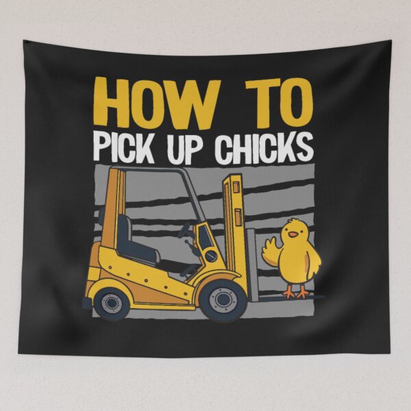 Item preview, Chicks Funny Forklift Operator designed and sold by StarcyWol.