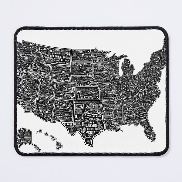 Item preview, United States Map designed and sold by fiberandgloss.