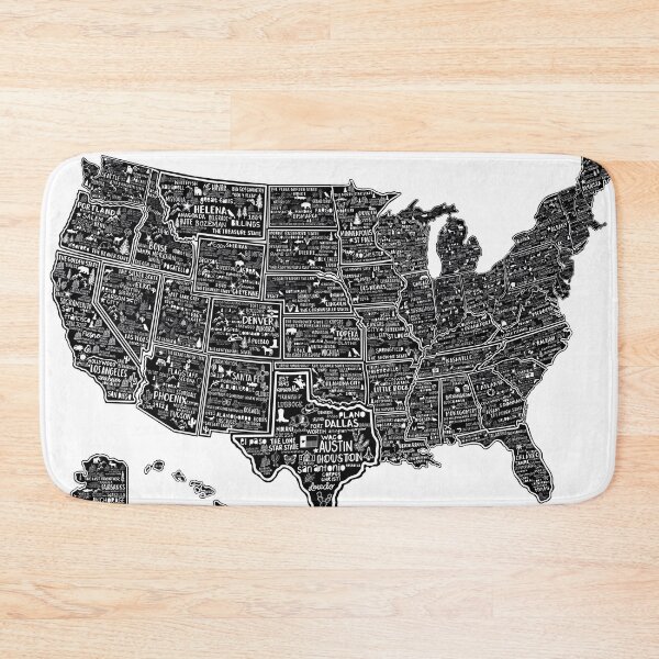 Item preview, United States Map  designed and sold by fiberandgloss.