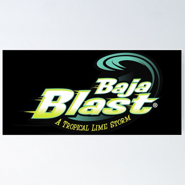 Item preview, baja blast plain logo designed and sold by born2buyshirts.