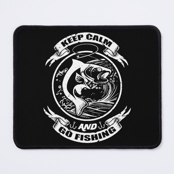 Item preview, keep calm and go fishing, Funny Gifts Fishing designed and sold by ecomdesign.
