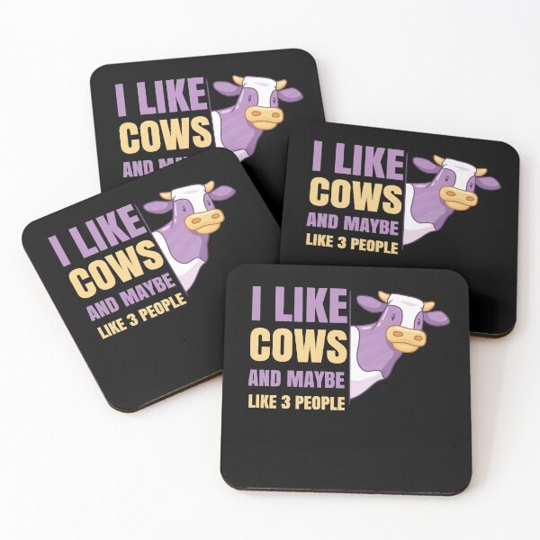 Item preview, I Like Cows And Maybe Like 3 People designed and sold by Club7Studios.