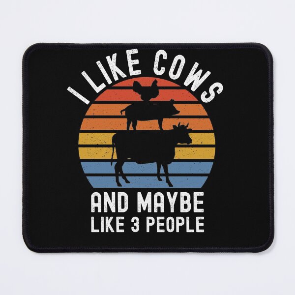 Item preview, I Like Cows And Maybe Like 3 People designed and sold by Club7Studios.