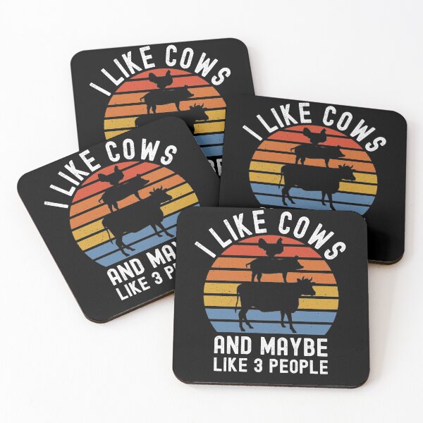 Item preview, I Like Cows And Maybe Like 3 People designed and sold by Club7Studios.