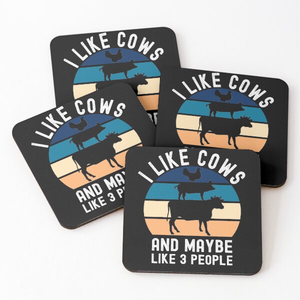 Item preview, I Like Cows And Maybe Like 3 People designed and sold by Club7Studios.