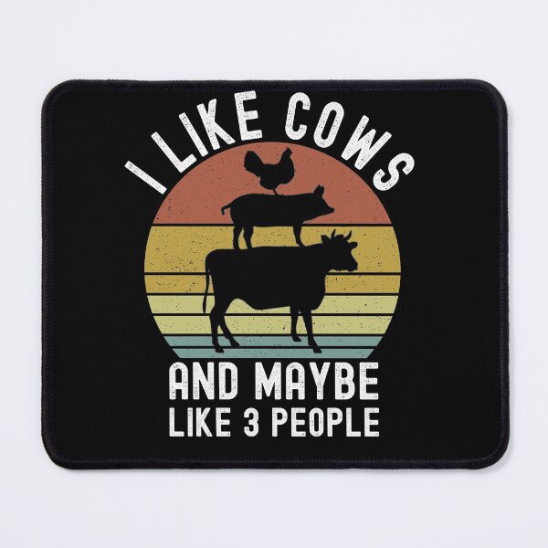 Item preview, I Like Cows And Maybe Like 3 People designed and sold by Club7Studios.