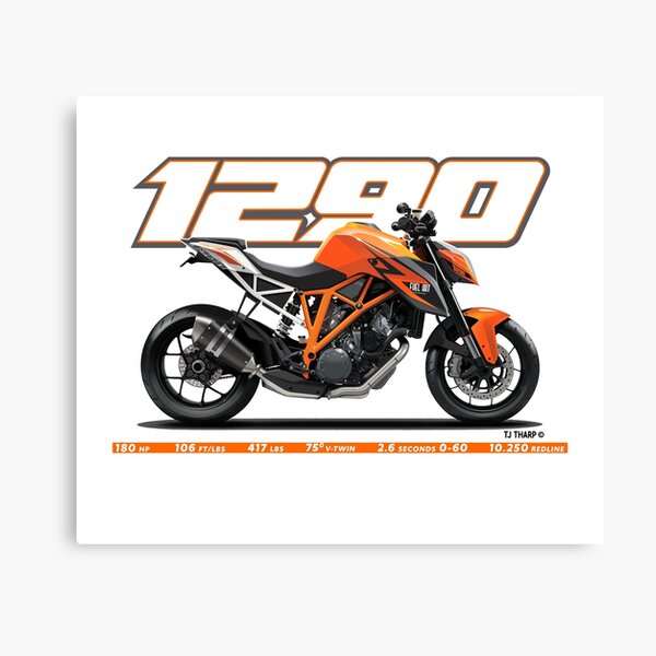 Leinwandbild Canvas Print Wandbild Motorrad KTM 390 Nr 2000 