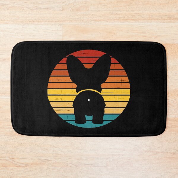Item preview, Retro Sunset Corgi Dog Butt designed and sold by PeachesMommy.