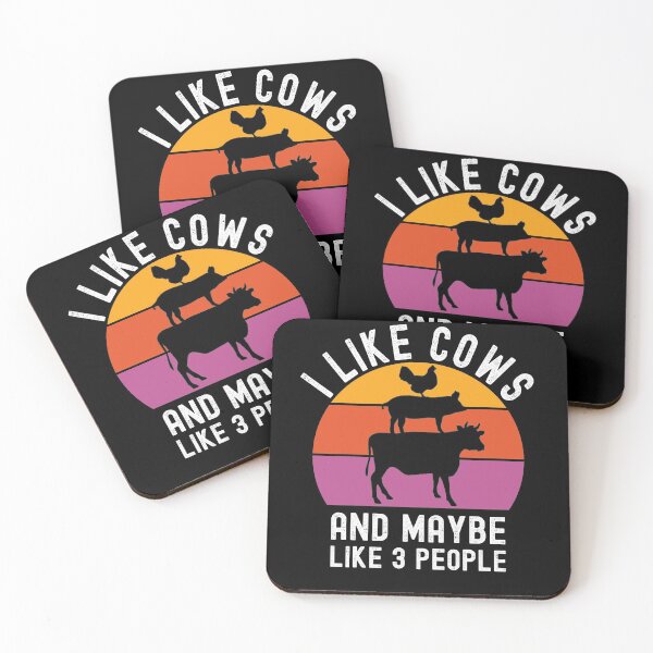 Item preview, I Like Cows And Maybe Like 3 People designed and sold by Club7Studios.