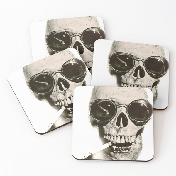 Item preview, Warren Zevon Smoking Skull designed and sold by Michele1968.