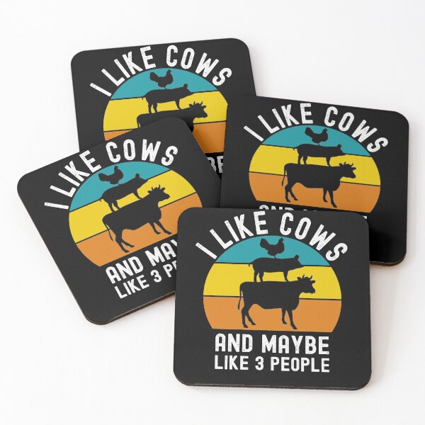 Item preview, I Like Cows And Maybe Like 3 People designed and sold by Club7Studios.