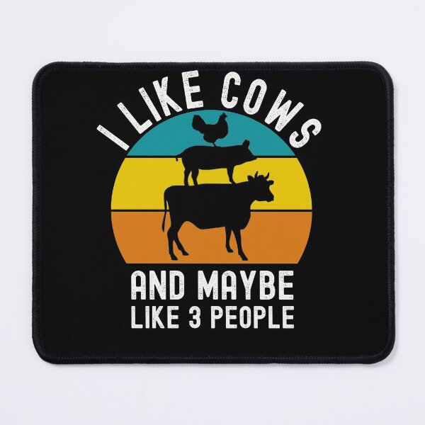 Item preview, I Like Cows And Maybe Like 3 People designed and sold by Club7Studios.