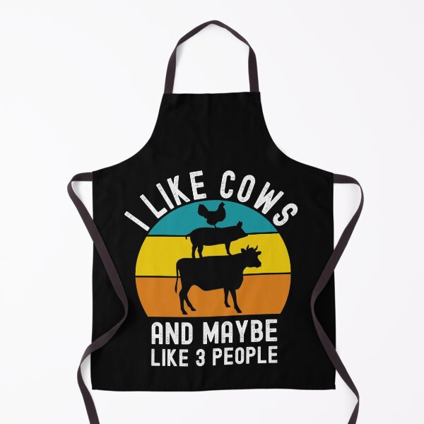 Item preview, I Like Cows And Maybe Like 3 People designed and sold by Club7Studios.