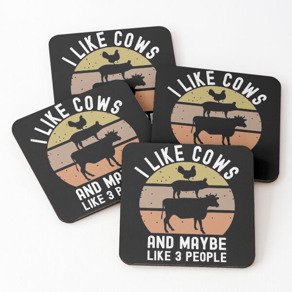 Item preview, I Like Cows And Maybe Like 3 People designed and sold by Club7Studios.