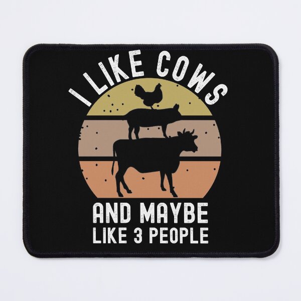 Item preview, I Like Cows And Maybe Like 3 People designed and sold by Club7Studios.