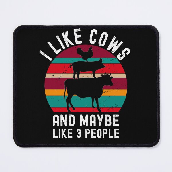 Item preview, I Like Cows And Maybe Like 3 People designed and sold by Club7Studios.