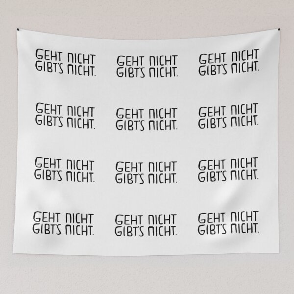Item preview, Geht nicht gibts nicht, Lustiger Handwerker Spruch designed and sold by badlydrawnbabe.