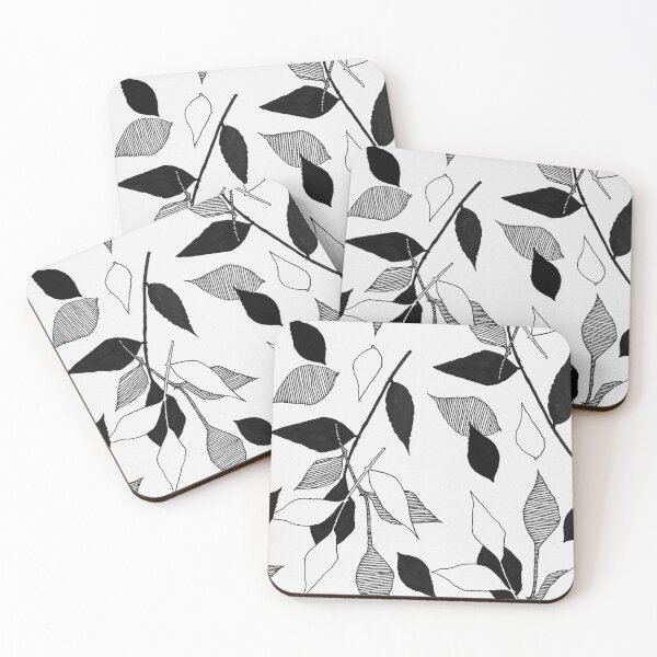 Item preview, Leaves Pattern White designed and sold by JJLosh.