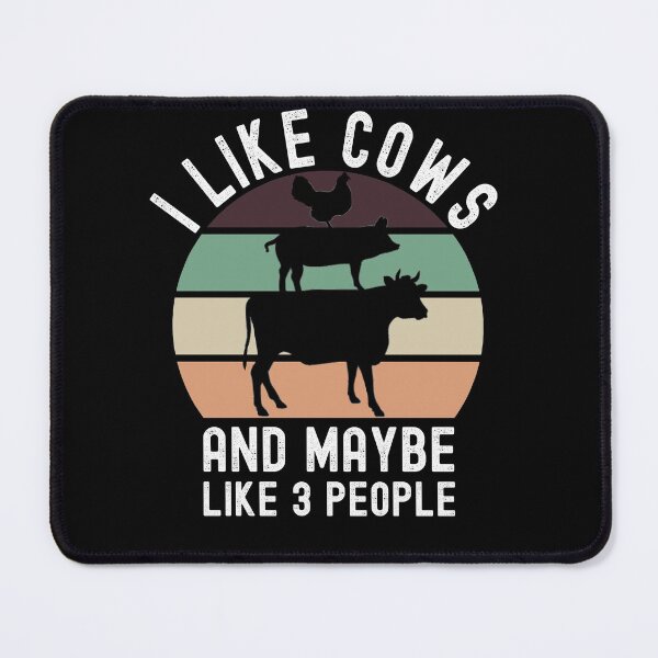 Item preview, I Like Cows And Maybe Like 3 People designed and sold by Club7Studios.
