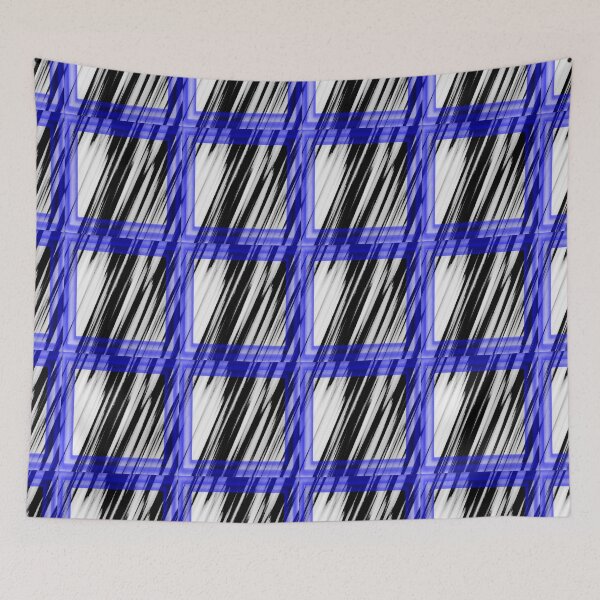 Item preview, Black-White & lavender Framed colors Diagonal lines by Iritof designed and sold by iritof.