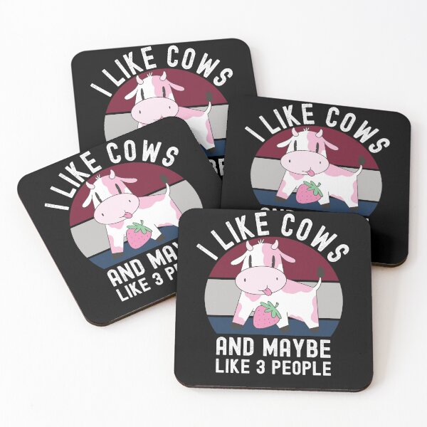 Item preview, I Like Cows And Maybe Like 3 People designed and sold by Club7Studios.